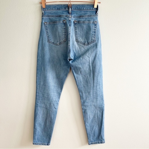 Everlane High Rise Ankle Light Wash Denim Size 25 - Picture 4 of 7